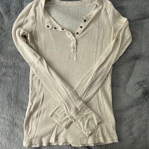 Tight basic long sleeve shirts. Waffle material. Perfect basic, like new.